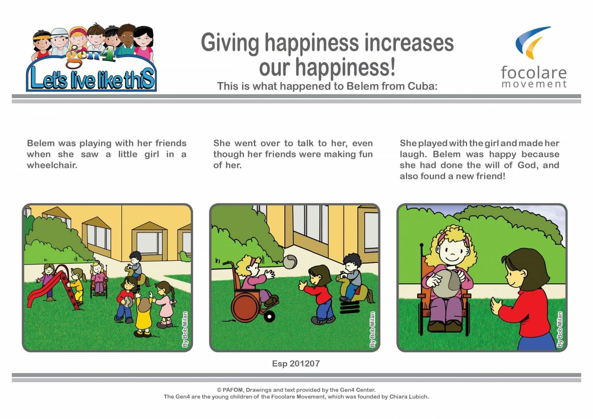Giving happiness increases our happiness!